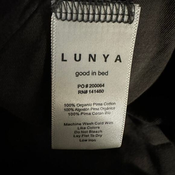Lunya 100% Organic Pima Cotton Jumpsuit Gray Size Medium Lightweight - Picture 14 of 14